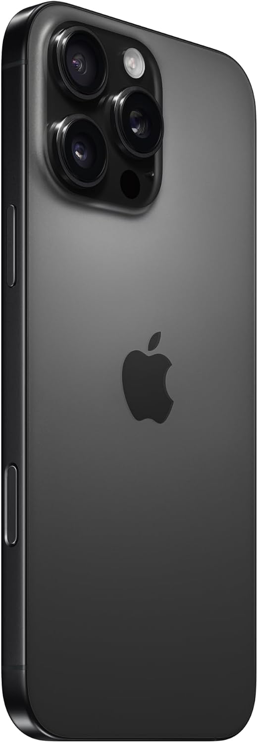 Apple iPhone 16 Pro Max, 512GB, Titanium Black (Refurbished)