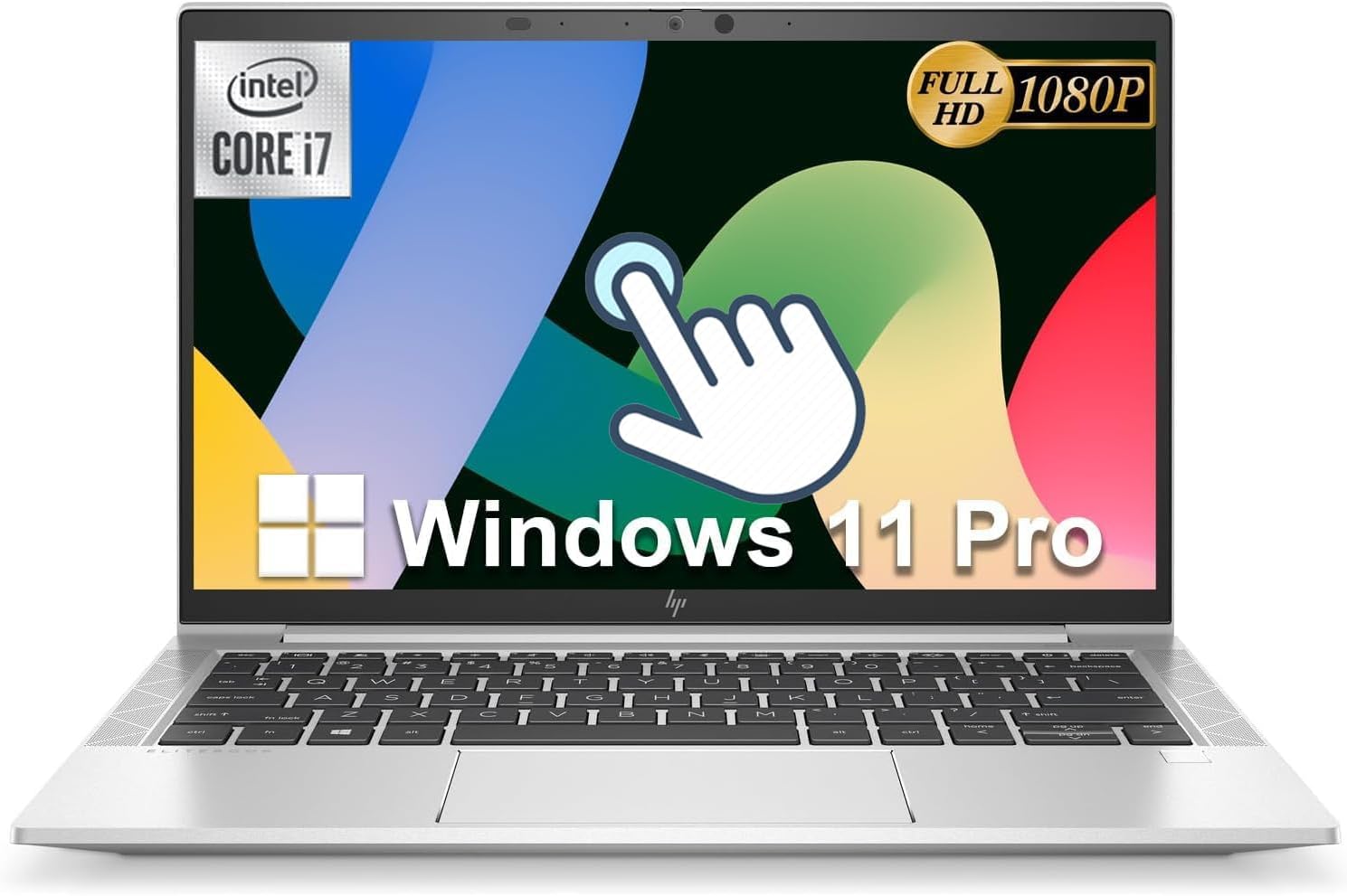 HP Elitebook 830 G8 13.3 Inch FHD (1920 x 1080) Intel Core i7-1185G7, 16GB RAM, 256GB SSD, US QWERTY Keyboard, Windows 11 Pro (Refurbished)