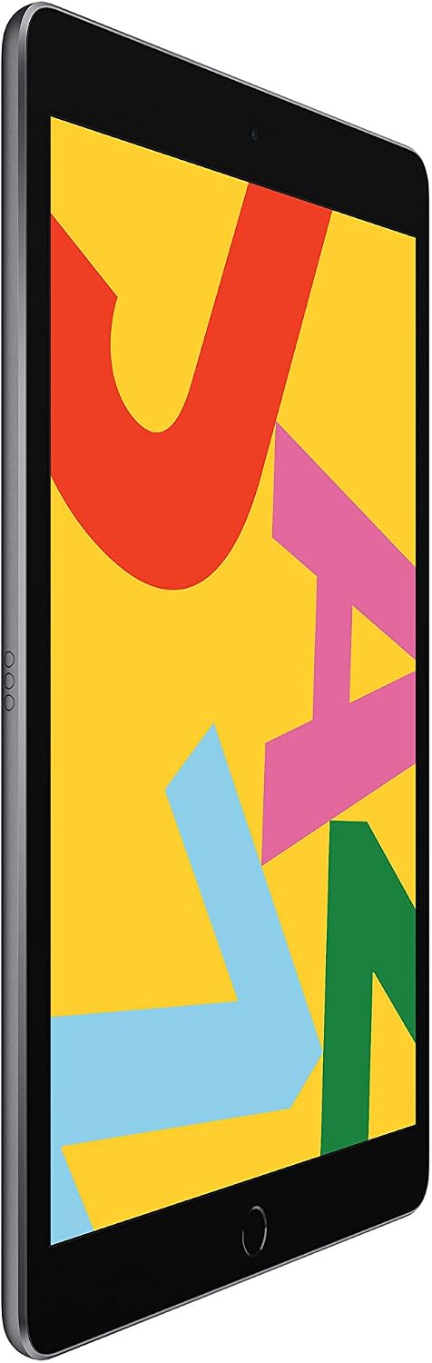 Apple iPad (7th Generation, 10.2-inch, 2019), 128GB, Wi-Fi, Space Gray (Refurbished)