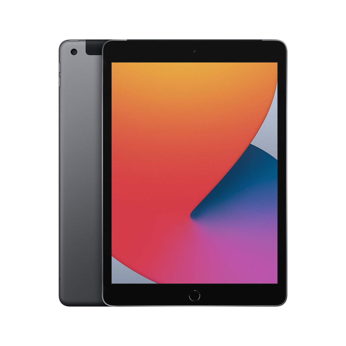 Apple iPad (8th Generation, 10.2-inch, 2020), 32GB, Wi-Fi + Cellular, Silver (Refurbished)