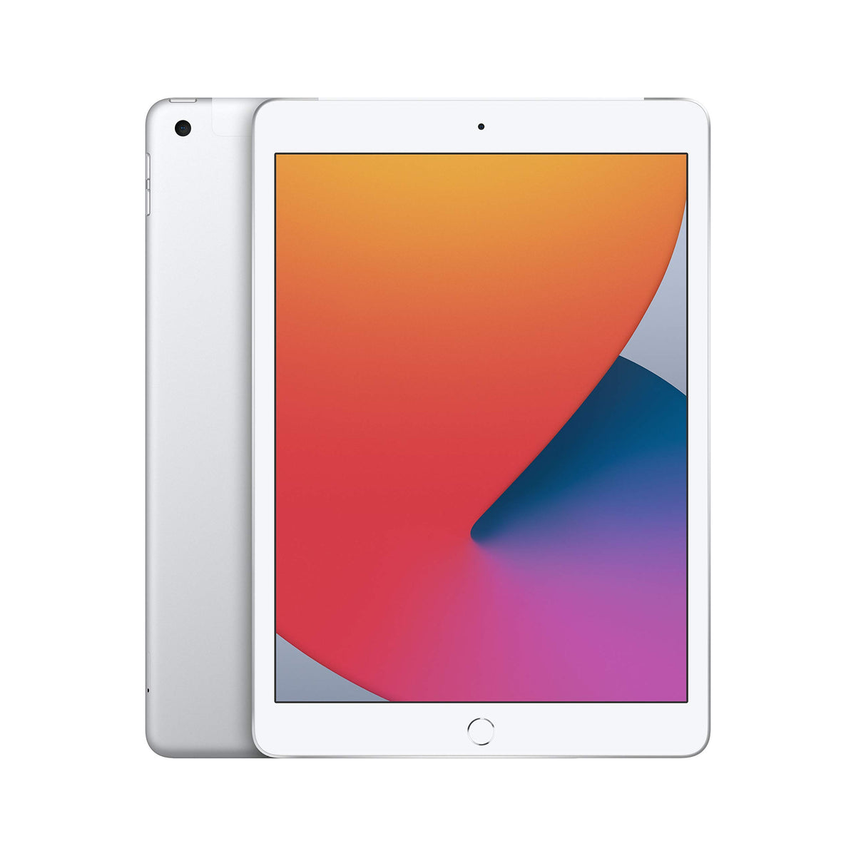 Apple iPad (8th Generation, 10.2-inch, 2020), 32GB, Wi-Fi + Cellular, Silver (Refurbished)