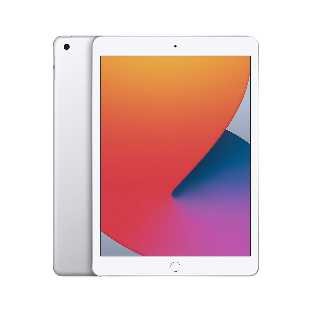 Apple iPad (8th Generation, 10.2-inch, 2020), 32GB, Wi-Fi + Cellular, Silver (Refurbished)