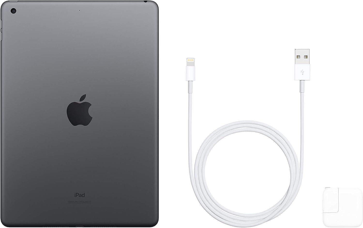 Apple iPad (7th Generation, 10.2-inch, 2019), 128GB, Wi-Fi, Space Gray (Refurbished)