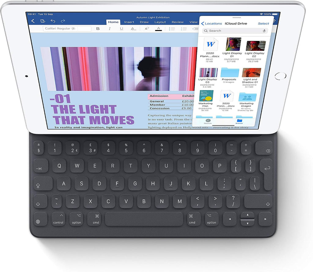Apple iPad (7th Generation, 10.2-inch, 2019), 128GB, Wi-Fi, Space Gray (Refurbished)
