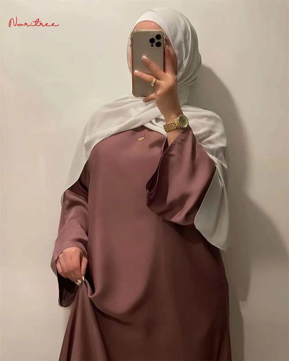 Fashion Satin Sliky Djellaba Muslim Dress Dubai Full Length Flare Sleeve Soft Shiny Abaya Dubai Turkey Muslim Islam Robe WY921