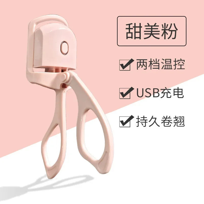 Naturally Curled Electric Eyelash Curler Intelligent Temperature Control Styling Make Up Eyelashes Curl Lasting Lash Curler Tool